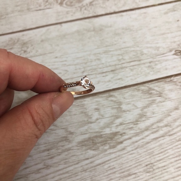 NEW CATE & CHLOE Leona "Fate" 18K Rose Gold Plated Ring Sz 6 - Picture 6 of 9